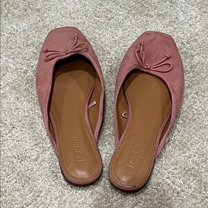 J. Crew Dusty Rose Suede Women's Flats